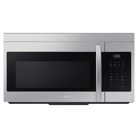 Samsung 1.6 cu. ft. Over-the-Range 1000W Microwave, Auto Cook, 10 Power Levels, and 300 CFM Vent System ME16A4021AS